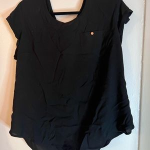 Black NY & Co. blouse with pretty features